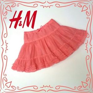 Peach Tulle Skirt